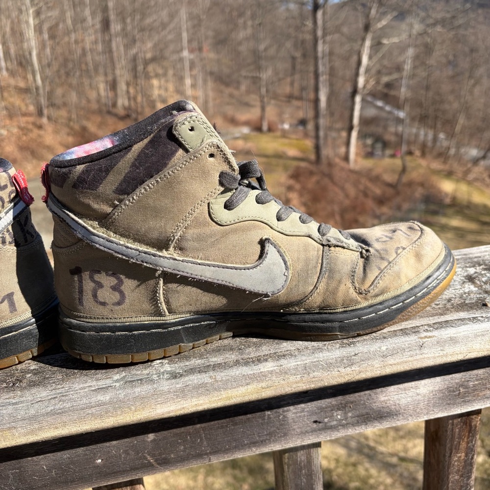 NIKE Dunk Premium Qs High Galaxy Size 10 *FLAWED READ* - Picture 7 of 12